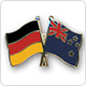 Freundschaftspins Deutschland-Neuseeland