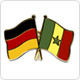 Freundschaftspins Deutschland-Senegal