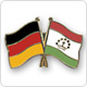 Freundschaftspins Deutschland-Tadschikistan