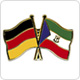Freundschaftspins Deutschland-Äquatorialguinea