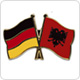 Freundschaftspins Deutschland-Albanien