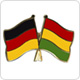 Freundschaftspins Deutschland-Bolivien