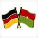 Freundschaftspins Deutschland-Burkina Faso