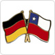 Freundschaftspins Deutschland-Chile