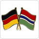 Freundschaftspins Deutschland-Gambia