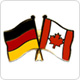 Freundschaftspins Deutschland-Kanada