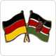 Freundschaftspins Deutschland-Kenia