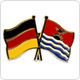 Freundschaftspins Deutschland-Kiribati