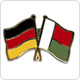 Freundschaftspins Deutschland-Madagaskar