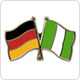 Freundschaftspins Deutschland-Nigeria