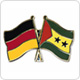 Freundschaftspins Deutschland-São Tomé und Principé