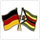 Freundschaftspins Deutschland-Simbabwe