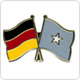 Freundschaftspins Deutschland-Somalia