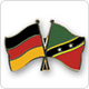Freundschaftspins Deutschland-St. Kitts und Nevis