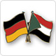 Freundschaftspins Deutschland-Sudan