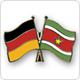 Freundschaftspins Deutschland-Surinam