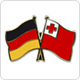 Freundschaftspins Deutschland-Tonga