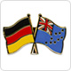 Freundschaftspins Deutschland-Tuvalu