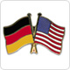 Freundschaftspins Deutschland-USA