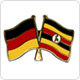 Freundschaftspins Deutschland-Uganda
