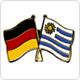 Freundschaftspins Deutschland-Uruguay